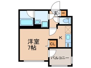 PREMIUM CUBE新宿中井の物件間取画像